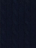 John Lewis Cashmere Cable Knit Crew Neck Jumper, Navy