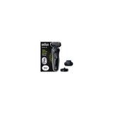 Braun Series 5 Electric Shaver with Charging Stand and Precision Trimmer - Black/White 50-W4200cs