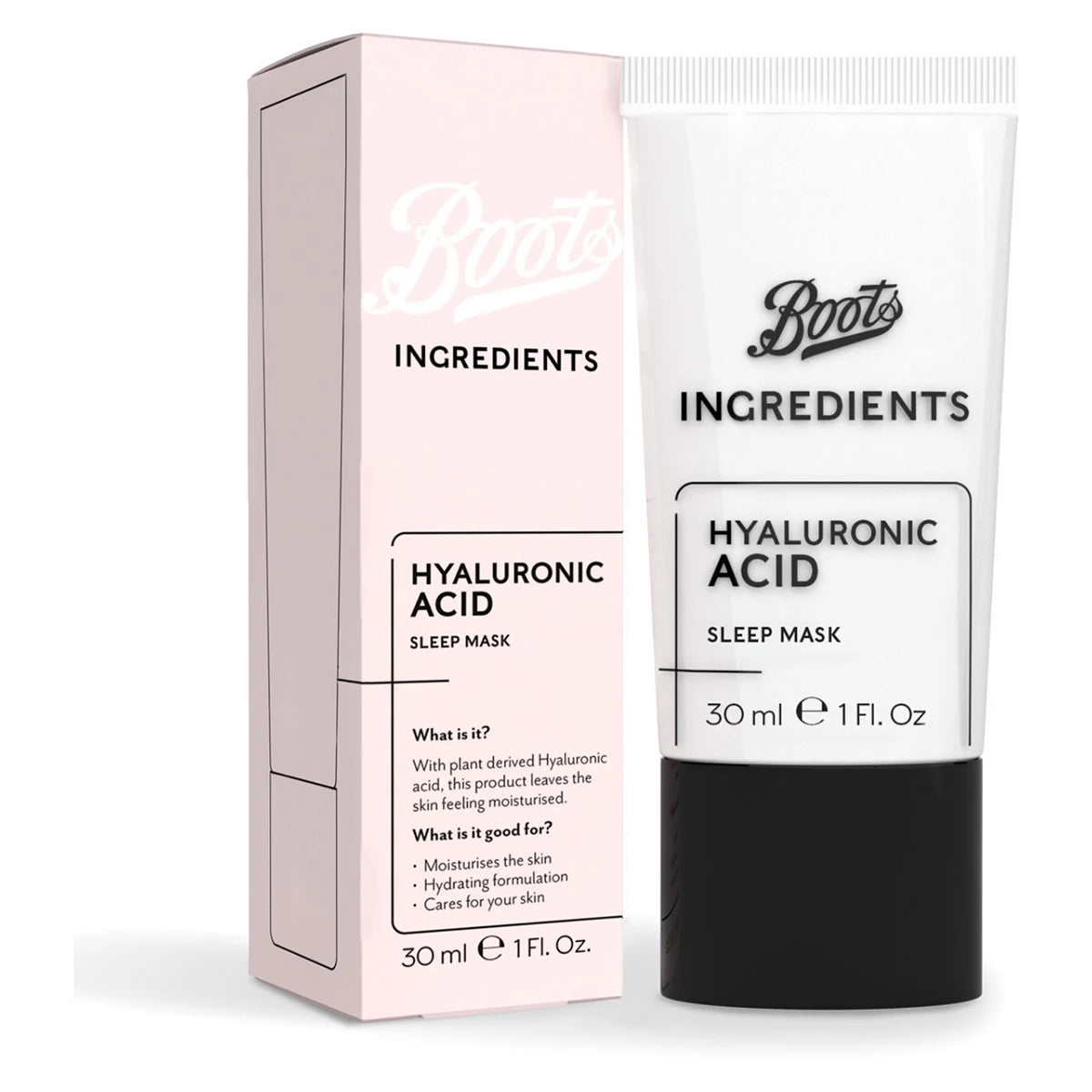 Boots Ingredients Hyaluronic Acid Sleep Mask 30ml - McGrocer