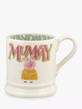 Emma Bridgewater Peppa Pig 'Mummy' Half Pint Mug, 300ml, Pink/Multi - McGrocer