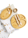 Bibado Coverall, Plate, Bowl, Dippit, Cutlery and Cup Bamboo Weaning Bundle - McGrocer