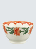 Emma Bridgewater Chrysanthemum Earthenware Small Bowl 12 5Cm Orange