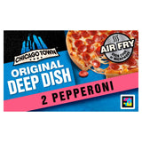 Chicago Town 2 Deep Dish Pepperoni Mini Pizzas 320g