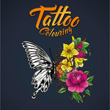 Igloobooks Trend Colouring - Tattoo Colouring