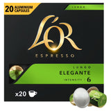L'OR Espresso Elegante Coffee Pods x20 Intensity 6