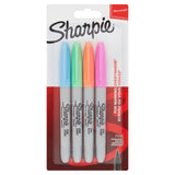 Sharpie Permanent Marker Assorted Pastel 4 per pack