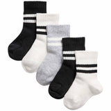 M&S Unisex Cotton Baby Socks, 6-12 Months, Black