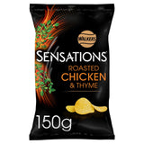 Sensations Roasted Chicken & Thyme Sharing Bag Crisps 150g