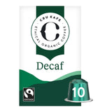 CRU Kafe Organic Fairtrade Decaf Pods 10s