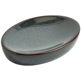 M&S Ceramic Glazed Soap Dish, One Size, Blue