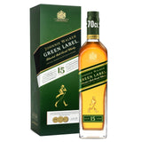 Johnnie Walker Green Label 15 Year Old Blended Scotch Whisky 70cl