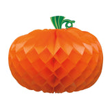Pumpkin Shaped Honeycomb Halloween Centrepiece