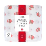 M&S Christmas Kitchen Towels