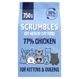 Scrumbles Kitten & Queens Dry Cat Food Chicken 750g
