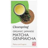 Clearspring Organic Japanese Matcha Genmaicha Green Tea Teabags 20 per pack