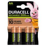 Duracell Rechargeable AA 2500mAh batteries, pack of 4