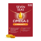 Seven Seas Omega-3 & Immunity with Vitamin C & Vitamin D 30 Day Duo Pack