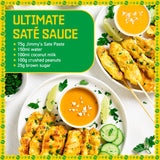 Jimmy's Satay Sate Peanut Paste & Marinade 226g