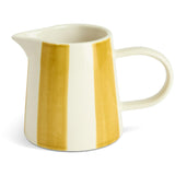Habitat x Sanderson & National Trust Handpainted Small Stripe Mustard Jug