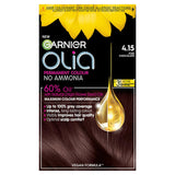 Garnier Olia Permanent No Ammonia Hair Dye Iced Chocolate Brown 4.15
