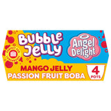 Angel Delight Mango Jelly & Passionfruit Boba Bubble Dessert Snack Pot x4