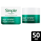 Simple Facial Moisturiser Age Resist+ Night 50ml