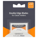 Sainsbury's Everyday Double Edge Blades x10