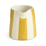 Habitat x Sanderson & National Trust Handpainted Small Stripe Mustard Jug