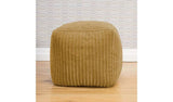 rucomfy Jumbo Cord Cube Bean Bag - Mustard