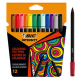 Bic Intensity Felt Pens - 12 Pack