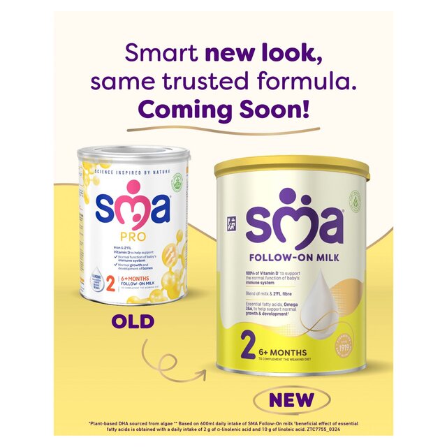 SMA Pro 2 Follow-on Milk Powder 6 mths+ 800g - McGrocer