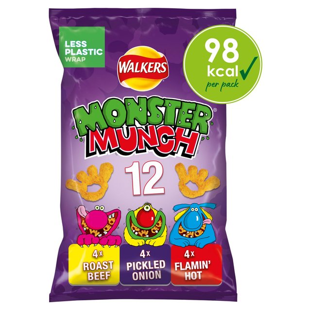 Walkers Monster Munch Variety Multipack Snacks 12 per pack GOODS M&S