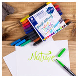 Staedtler Dual Ended Brush Lettering Pens 12pk