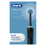 Oral B Vitality Pro Black Electric Toothbrush Designed By Braun