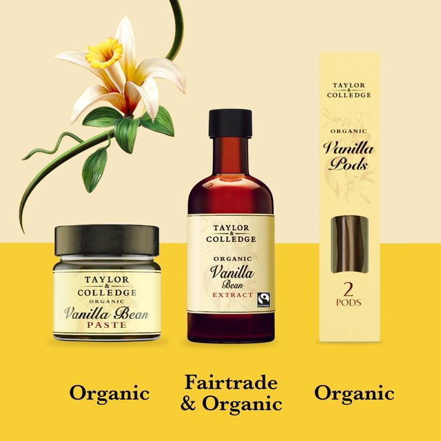 Taylor & Colledge 2 Organic Vanilla Pods 2 per pack GOODS M&S