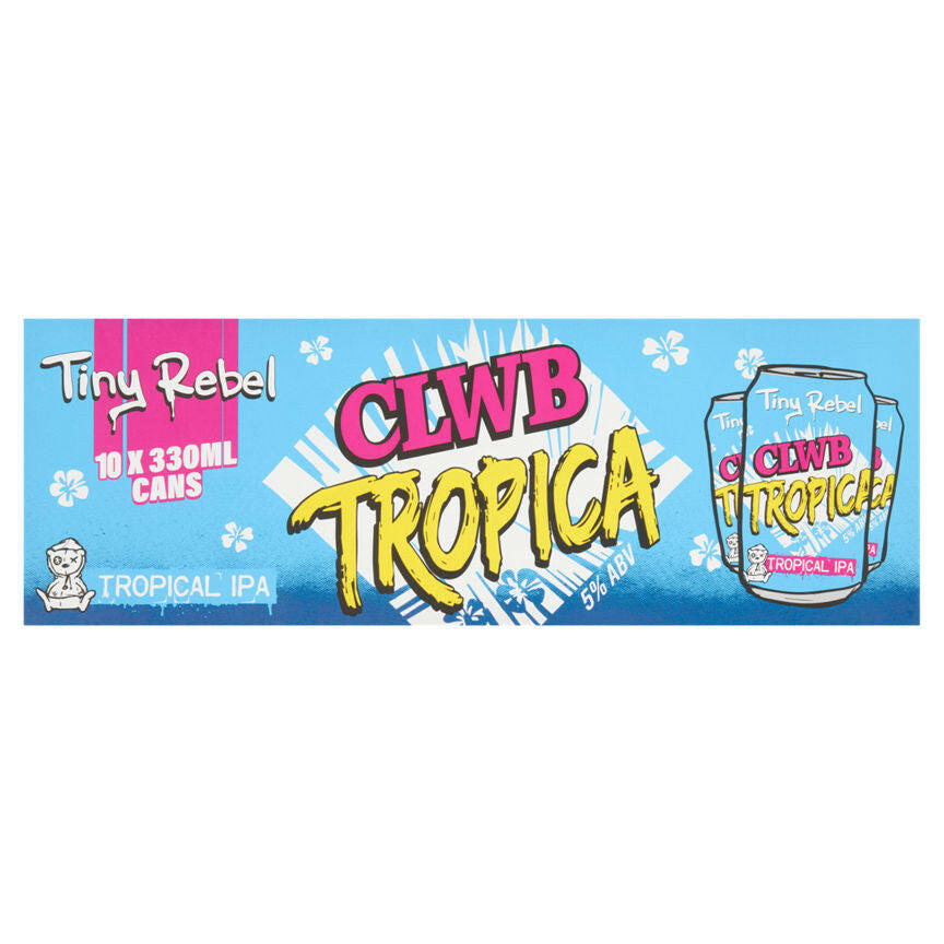 Tiny Rebel Clwb Tropica Tropical IPA 10 x 330ml GOODS ASDA