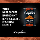 Napolina Lentils in Water