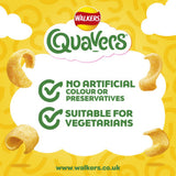 Walkers Quavers Cheese Multipack Snacks Crisps 6x16g