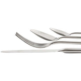 MS Collection 16 Piece Manhattan Brushed Cutlery Set Silver