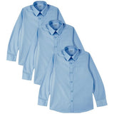 MS Boys Easy Iron School Shirts 13-14 Years Blue