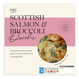 MS Scottish Salmon Broccoli Quiche