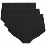 MS Body Invisible NO VPL High Rise Knicker Shorts Size 8 Black