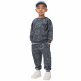 M&S Linear Joggers, 6-7 Years, Charcoal