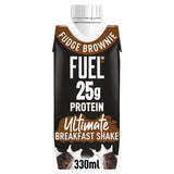 FUEL10K Fudge Brownie 25g High Protein Breakfast Shake Drink