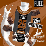 FUEL10K Fudge Brownie 25g High Protein Breakfast Shake Drink