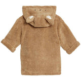 M&S Pure Cotton Towelling Hooded Robe, 18-36 Months, Camel