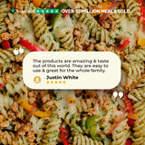 GSN Pesto Protein Pasta with HECK!