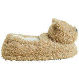 M&S Kids Spencer Bear Slippers, Size 12, Light Brown