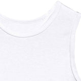M&S Collection Unisex Cotton Vests, 9-10 Y, White