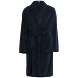 M&S Mens Fleece Supersoft Dressing Gown, M, Navy